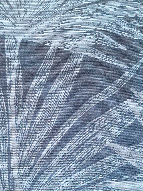 Rideau Jacquard Palme Tropical - prêt à Poser. - Kiabi