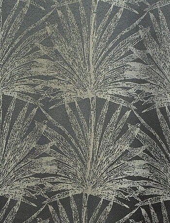 Rideau Jacquard Palme Tropical - prêt à Poser.