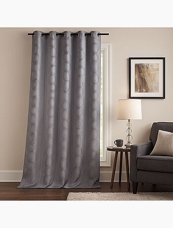 Rideau jacquard print Cercle Design