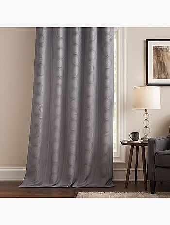 Rideau jacquard print Cercle Design