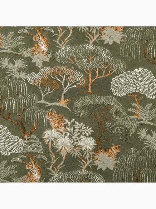 Rideau jacquard tamisant motif tigre japonisant - Kiabi Rideau jacquard tamisant motif tigre japonisant - Kiabi