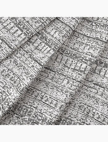 Rideau jacquard texturé inspiration minérale à oeillets