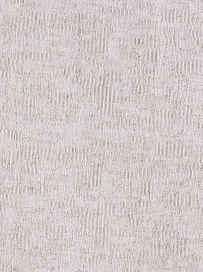 Rideau jacquard uni Beige - Kiabi