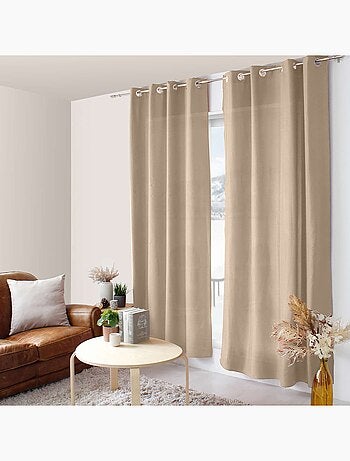 Rideau léger effet voile de coton ZOÉ