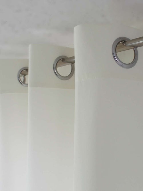 Rideau léger effet voile de coton ZOÉ - Kiabi
