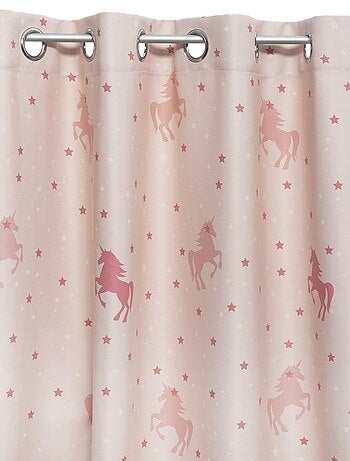 Rideau licorne phosphorescent