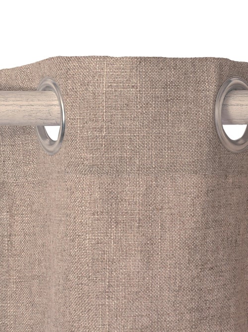 Rideau lin Basic "Happyfriday" - Kiabi