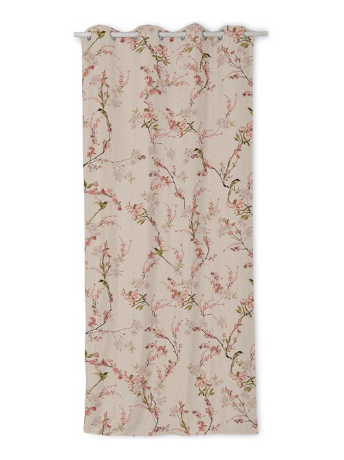 Rideau lin Chinoiserie "Happyfriday" - Kiabi