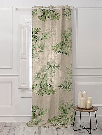 Rideau lin Delicate "Happyfriday