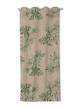 Rideau lin Delicate "Happyfriday