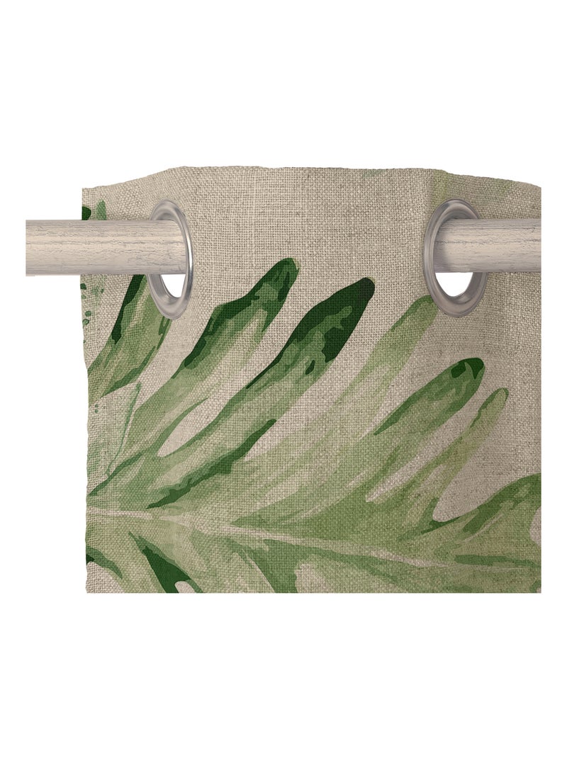 Rideau lin Delicate "Happyfriday" Blanc - Kiabi