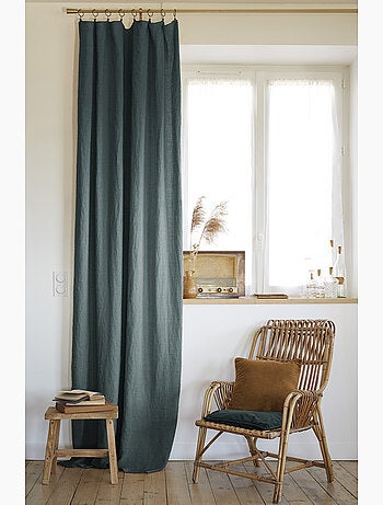 Rideau lin lave Collection Soline