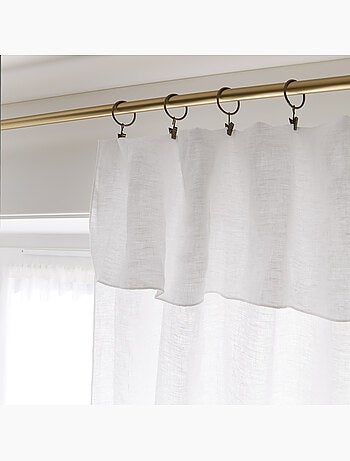 Rideau lin lave Collection Soline
