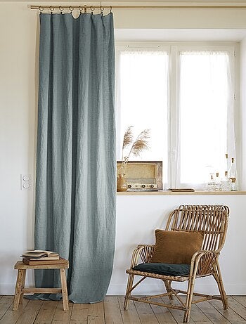 Rideau lin lave Collection Soline