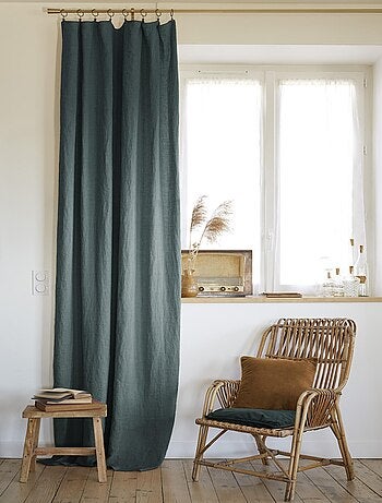 Rideau lin lave Collection Soline