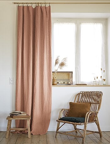 Rideau lin lave Collection Soline