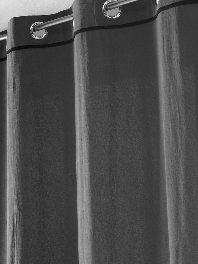 Rideau Linette gris anthracite - Kiabi