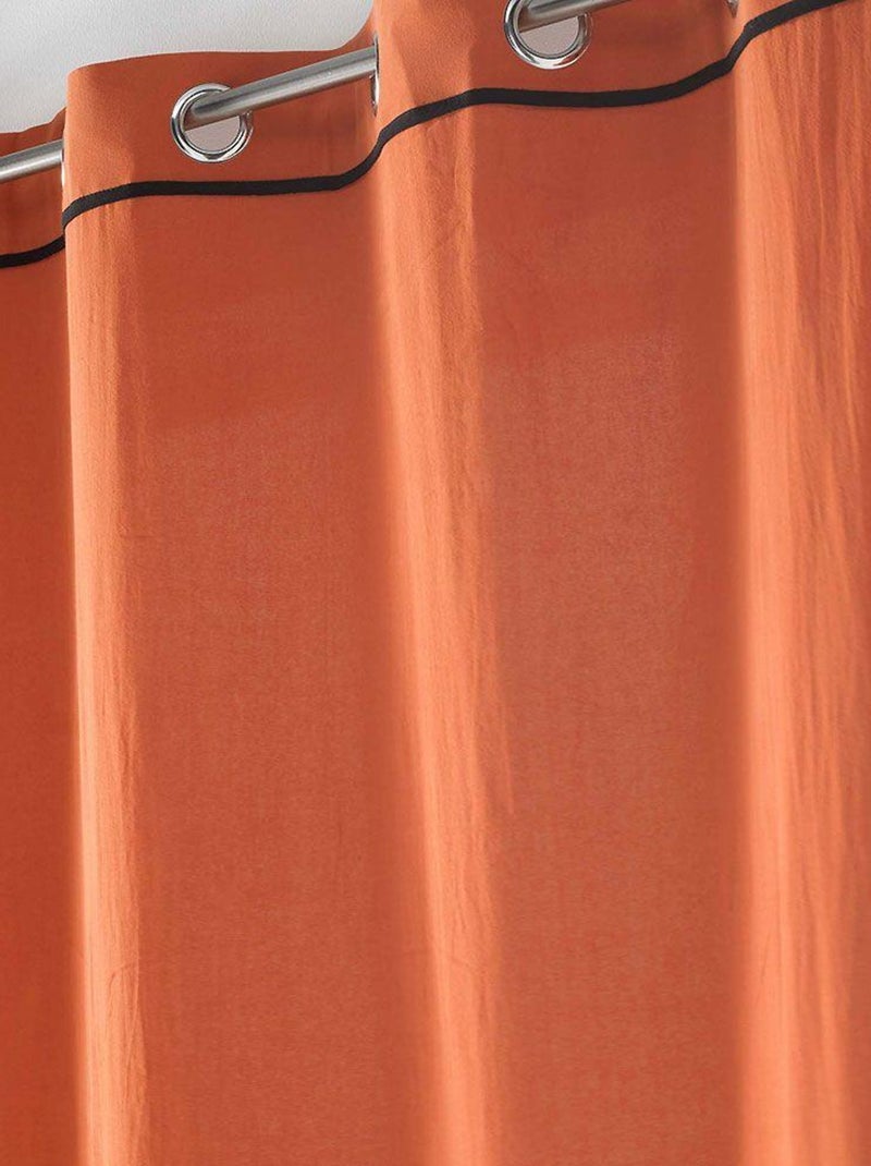 Rideau Linette Orange mandarine - Kiabi