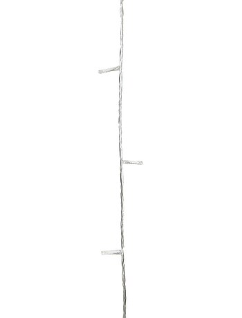 Rideau lumineux de façade d'extérieur 1 x 2 m 200 led blanc froid à effets avec minuteur sur secteur