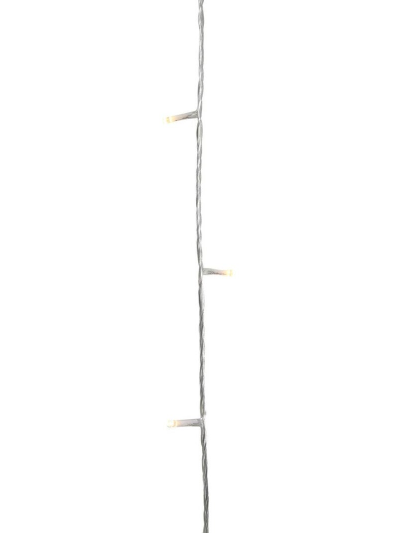 Rideau lumineux de façade d'extérieur 1 x 2 m 200 led blanc chaud à effets avec minuteur sur secteur Blanc chaud - Kiabi