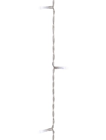 Rideau lumineux de façade d'extérieur 1 x 2 m 200 led blanc froid à effets avec minuteur sur secteur
