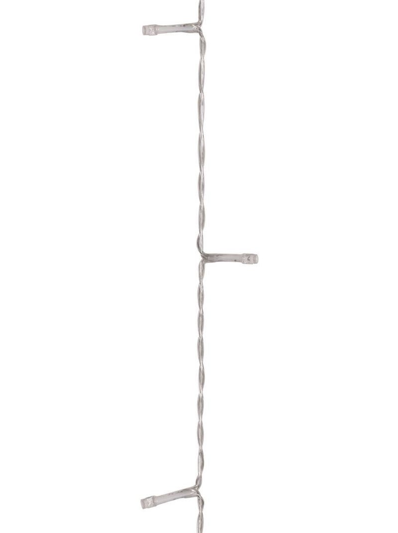 Rideau lumineux de façade d'extérieur 1 x 2 m 200 led blanc froid à effets avec minuteur sur secteur Blanc froid - Kiabi