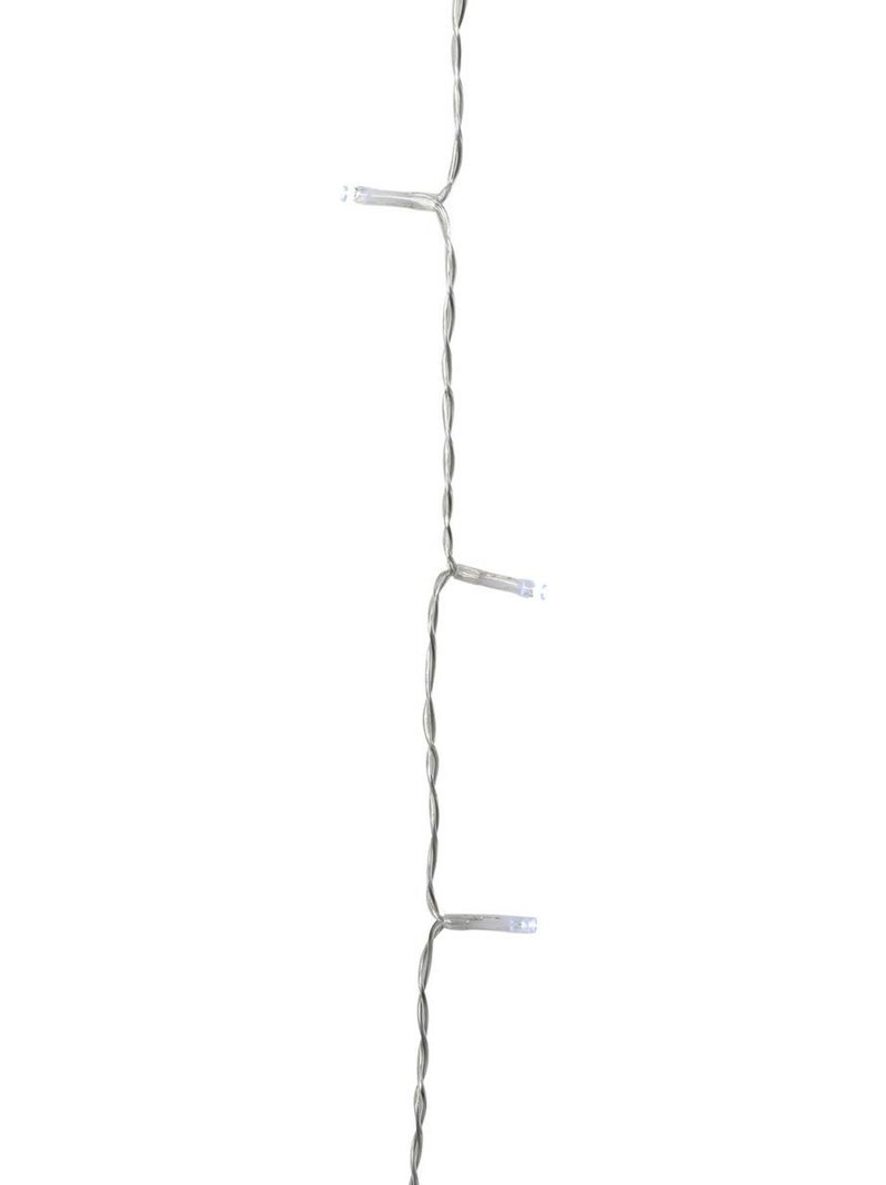 Rideau lumineux de façade d'extérieur 1 x 2 m 200 led blanc froid avec minuteur sur secteur Multicolore - Kiabi