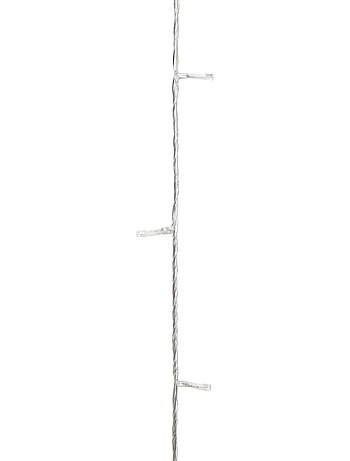 Rideau lumineux de façade d'extérieur 2 x 2 m 400 led blanc froid 8 fonctions solaire