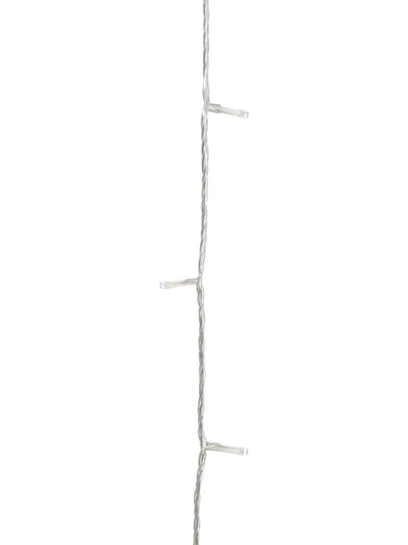 Rideau lumineux de façade d'extérieur 4 x 2 m 800 led blanc chaud à effets avec minuteur sur secteur Blanc chaud - Kiabi