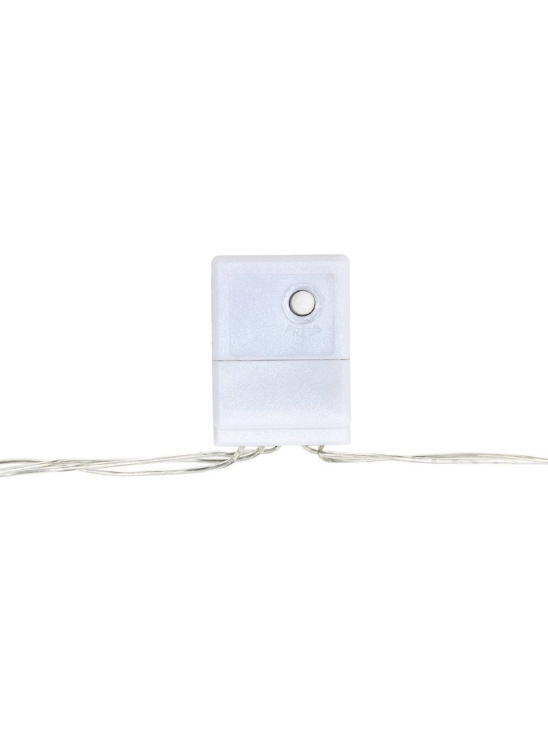 Rideau lumineux de façade d'extérieur 4 x 2 m 800 led blanc chaud à effets avec minuteur sur secteur Blanc chaud - Kiabi