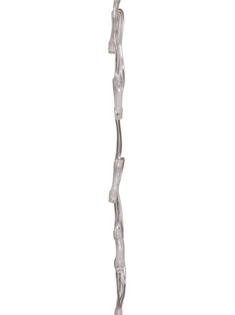 Rideau lumineux stalactite d'extérieur 20 m 1200 led blanc froid à effets avec minuteur sur secteur Blanc froid - Kiabi