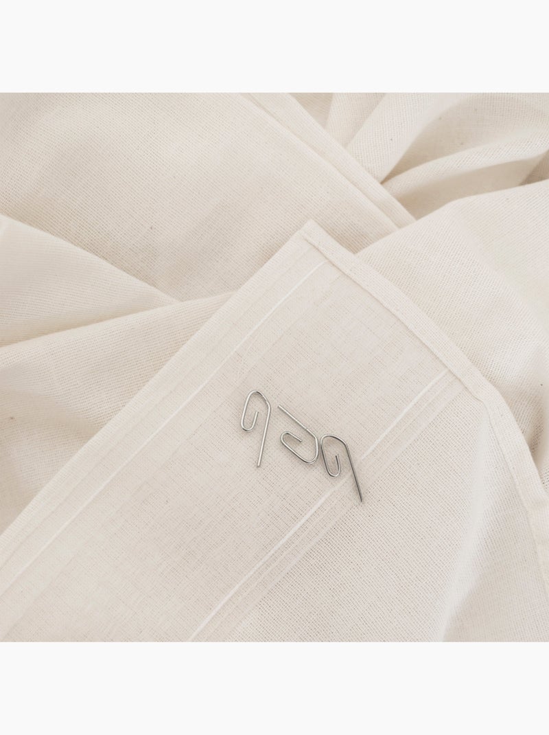 Rideau Lyra "Happyfriday" Blanc - Kiabi