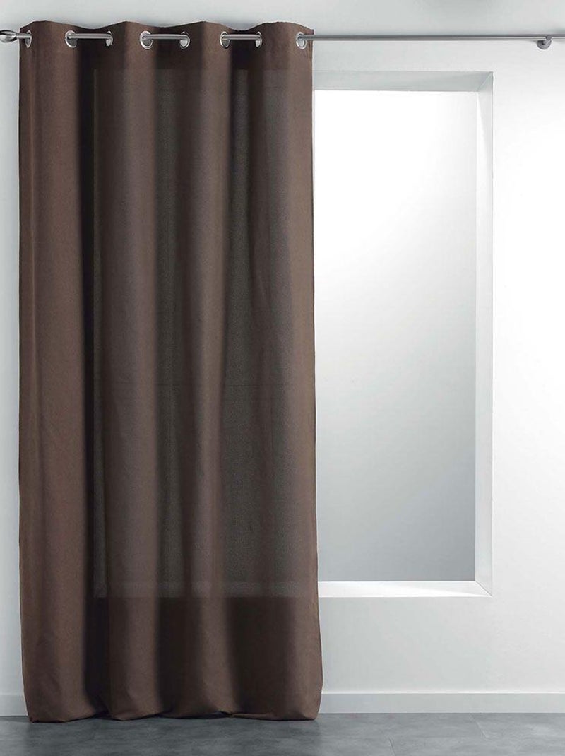 Rideau Meliane Marron noisette - Kiabi