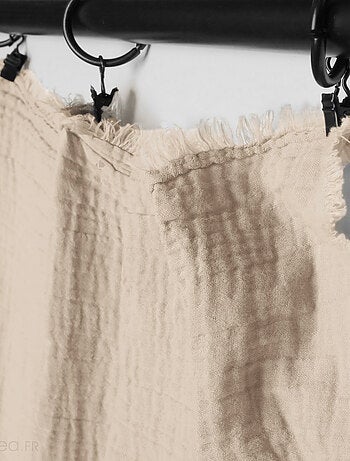 Rideau MILOS en mousseline de coton