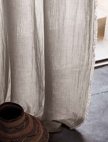Rideau MILOS en mousseline de coton
