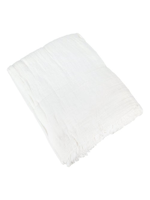 Rideau MILOS en mousseline de coton - Kiabi