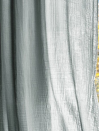 Rideau MILOS en mousseline de coton