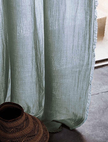 Rideau MILOS en mousseline de coton