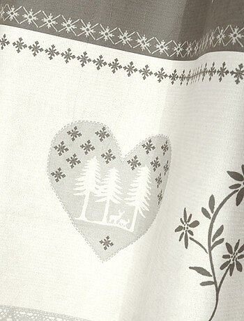 Rideau montagnard déco chalet