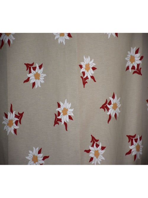 Rideau montagne Eldelweiss lin 180x240cm - Kiabi