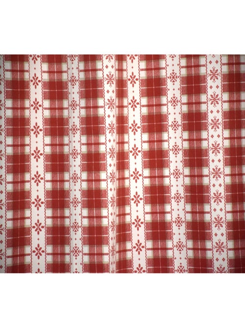 Rideau montagne rouge 135x250cm - Kiabi Rideau montagne rouge 135x250cm - Kiabi