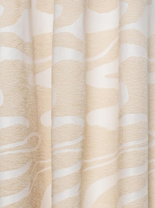 Rideau motif tigre tissage chenille - Kiabi