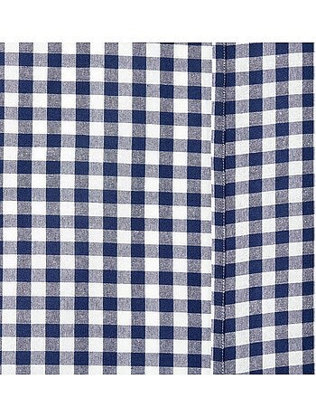 Rideau motif vichy en coton GROOVE