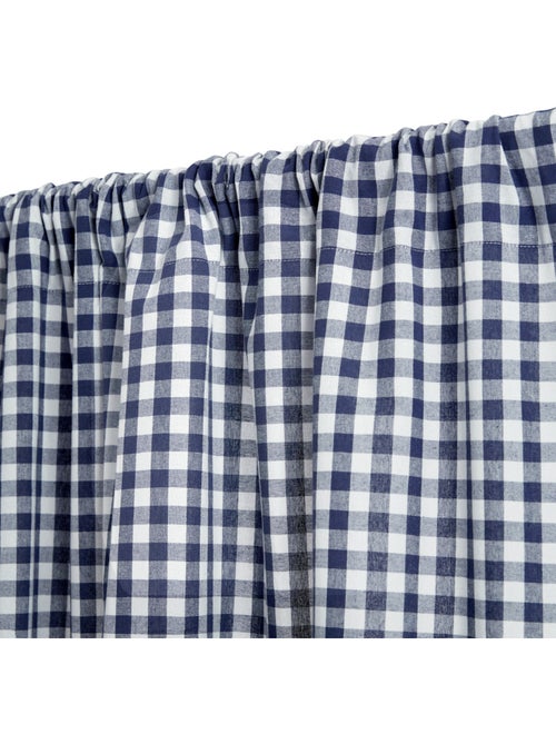 Rideau motif vichy en coton GROOVE - Kiabi