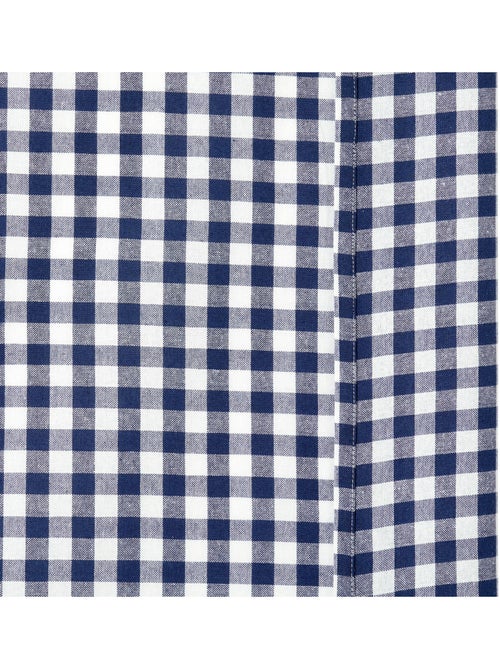 Rideau motif vichy en coton GROOVE - Kiabi