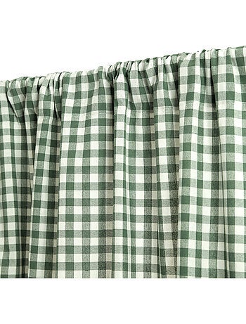 Rideau motif vichy en coton GROOVE