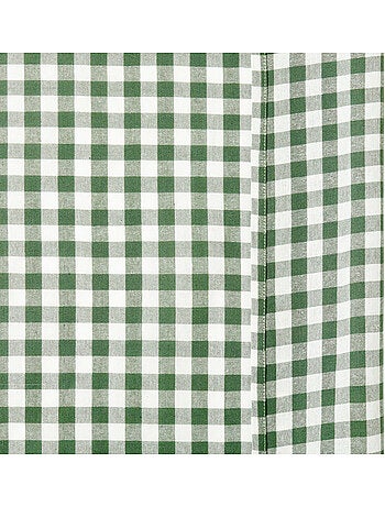 Rideau motif vichy en coton GROOVE