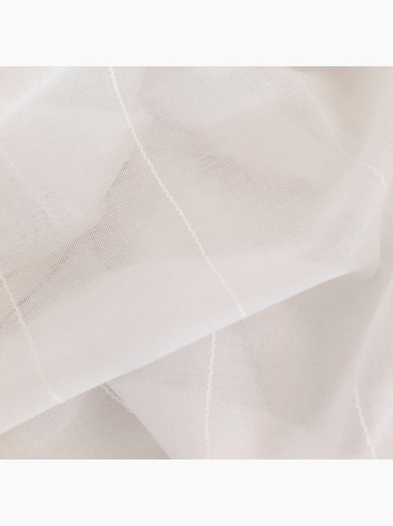 Rideau Nova "Happyfriday" Blanc - Kiabi