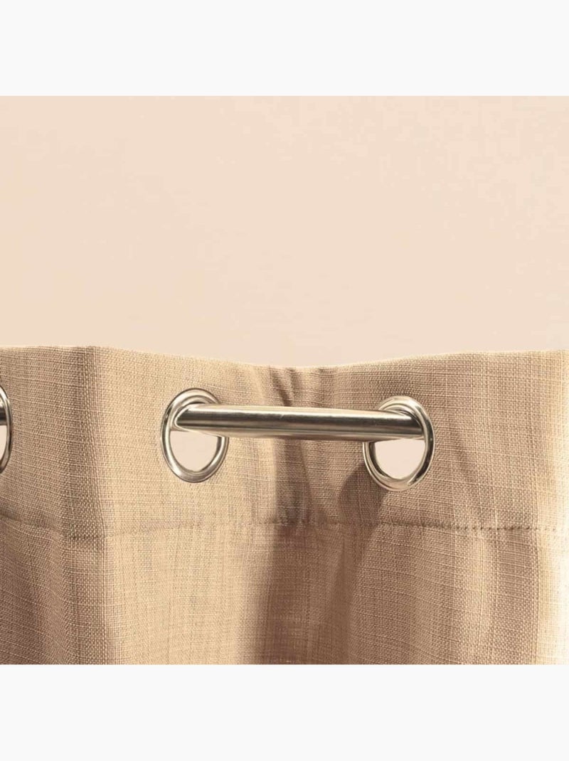 Rideau obscurcissant 140x240cm Taupe - Kiabi