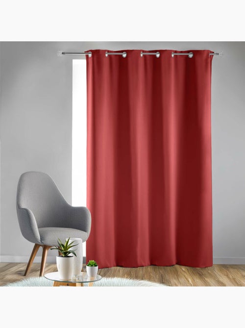 Rideau obscurcissant à œillets – Lot de 2 – Uni - Kiabi